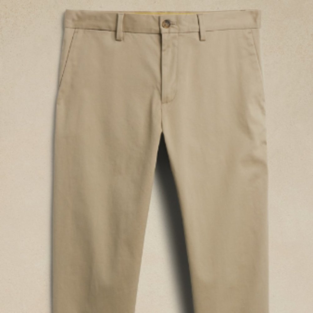 Banana Republic Tapered Rapid Movement Chino - Sand Beige